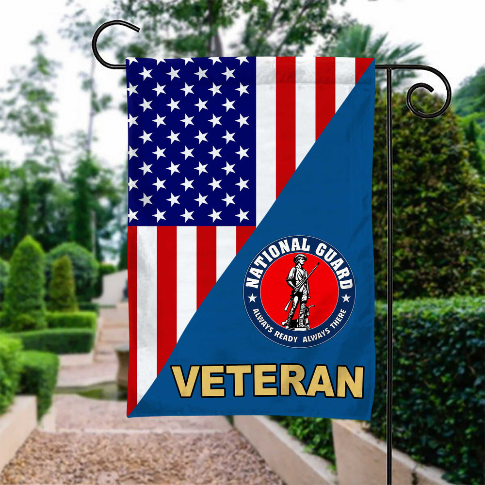 National Guard Veteran Garden Flag