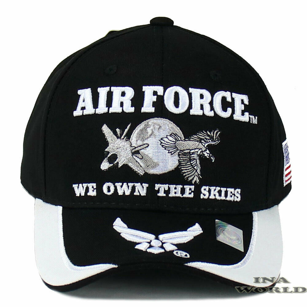 U.S.AIR FORCE Hat USAF Cap 'WE OWN THE SKIES' Official Licensed Baseball Cap