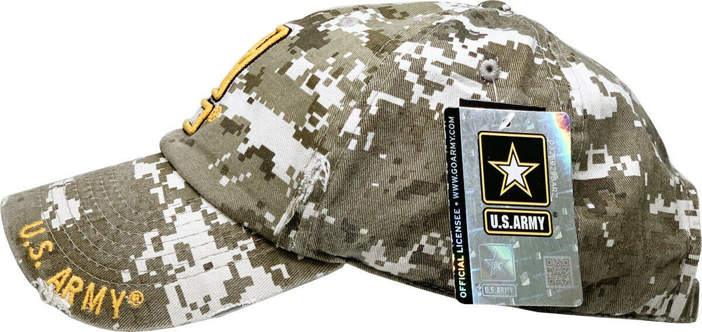 US Army Licensed Baseball Cap Hat Veteran Seal Adjustable Military