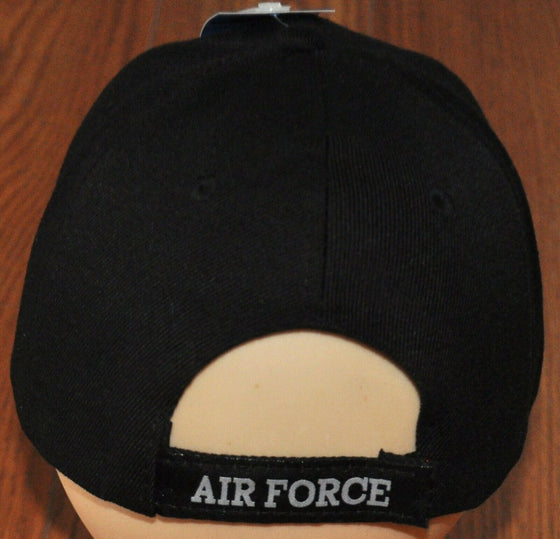 Black US Air Force MSGT Master Sergeant Retired Veteran Hat Baseball Ball Cap E7