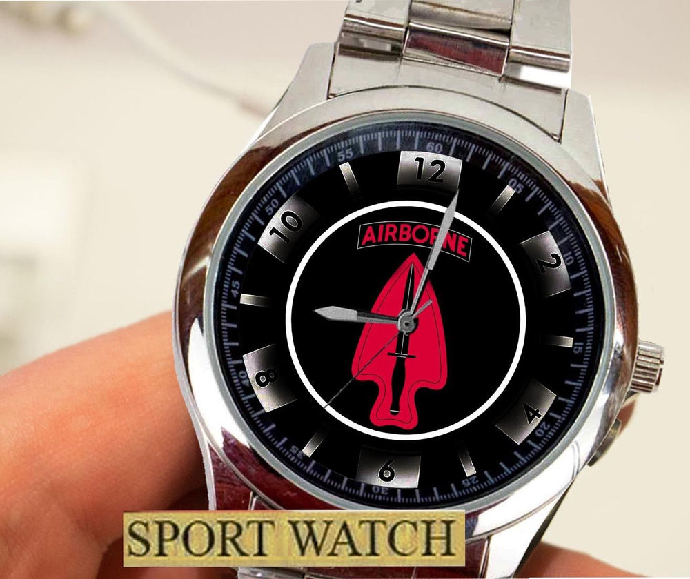 Special Forces Airborne USASOC SFOD-D Logo Watch High Quality
