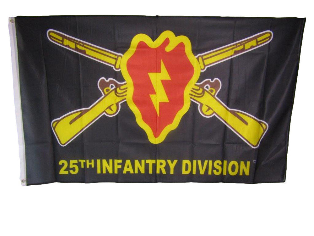 3x5 Army 25th Infantry Division Tropic Lightning Knitted Nylon Poly Flag 3'x5'