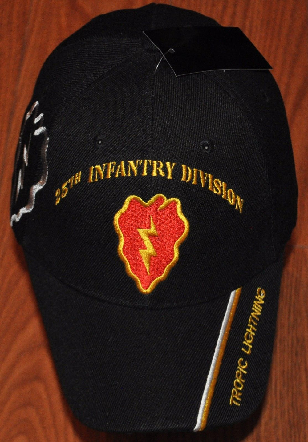 25th Infantry Division Army Hat Ball Cap Tropic Lightning Electric Strawberry