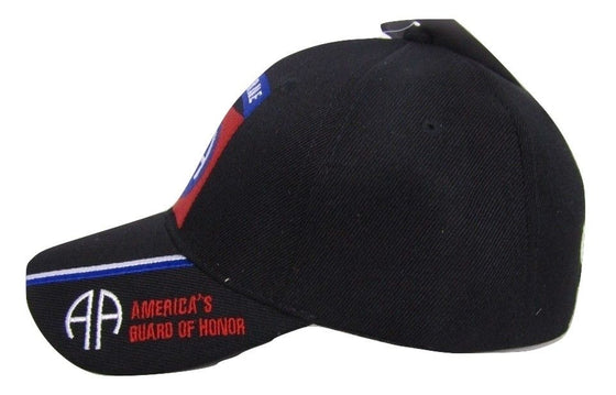 U.S. Army 82nd Airborne Guard of Honor Embroidered Black Baseball Cap Hat