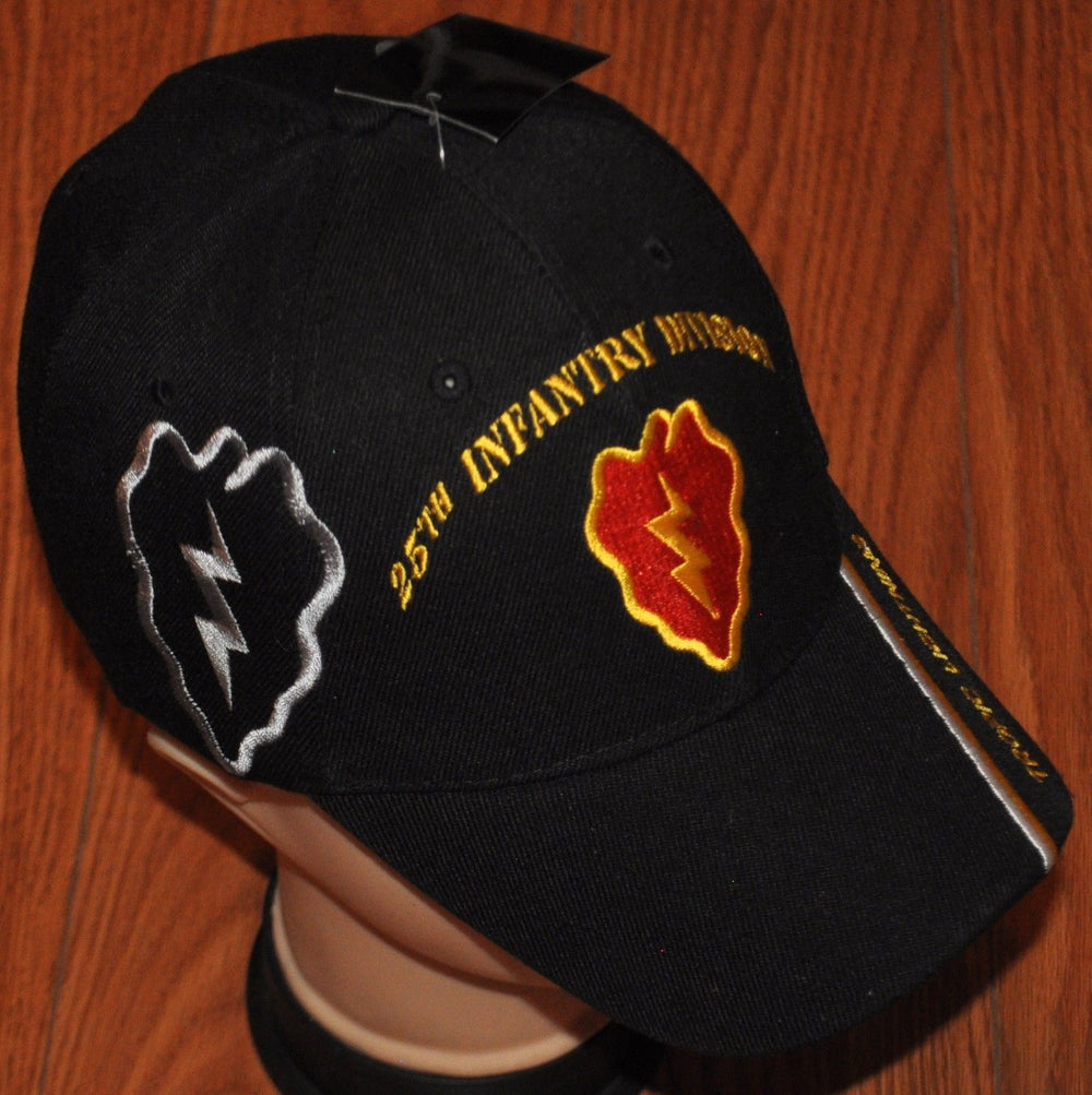 25th Infantry Division Army Hat Ball Cap Tropic Lightning Electric Strawberry