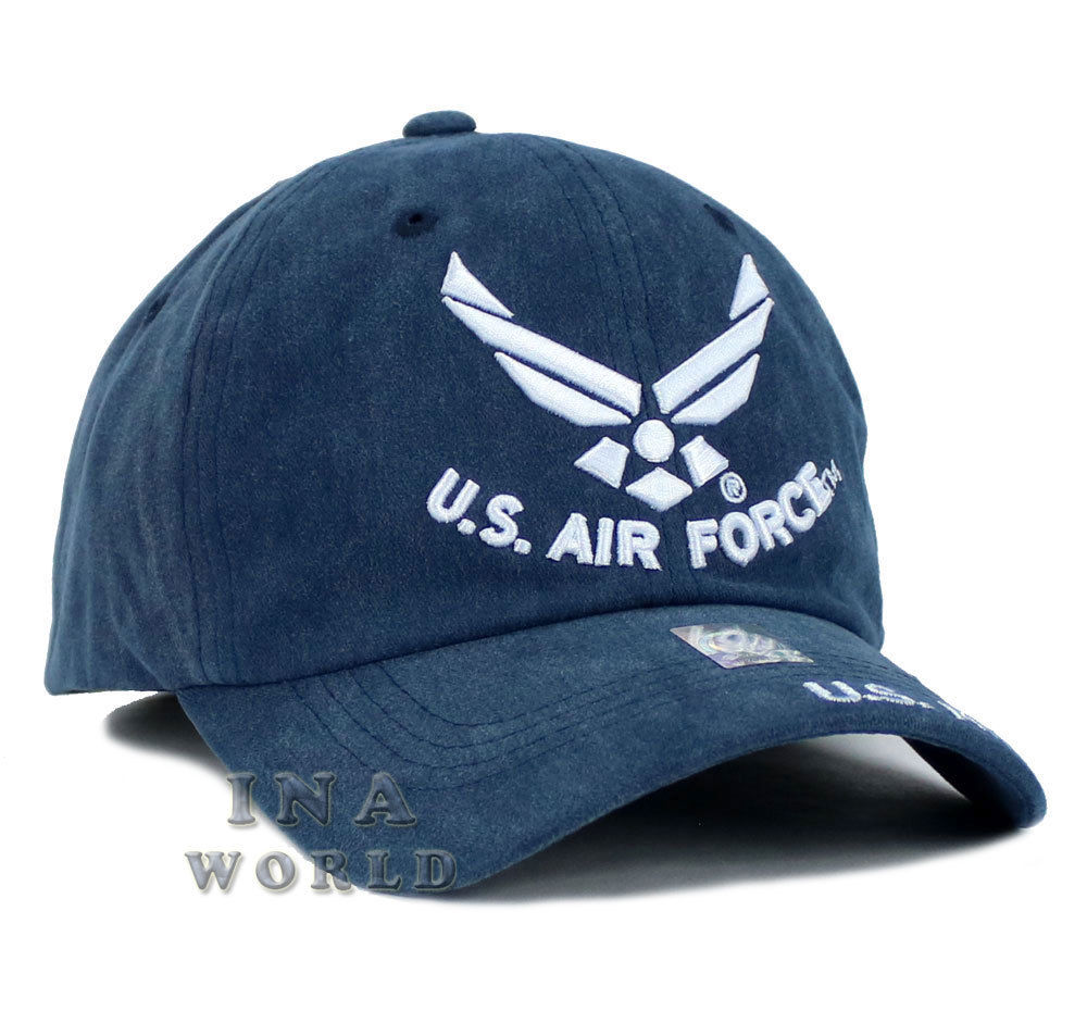 U.S. AIR FORCE hat Washed Pigment Cotton USAF Official Licensed Baseball cap