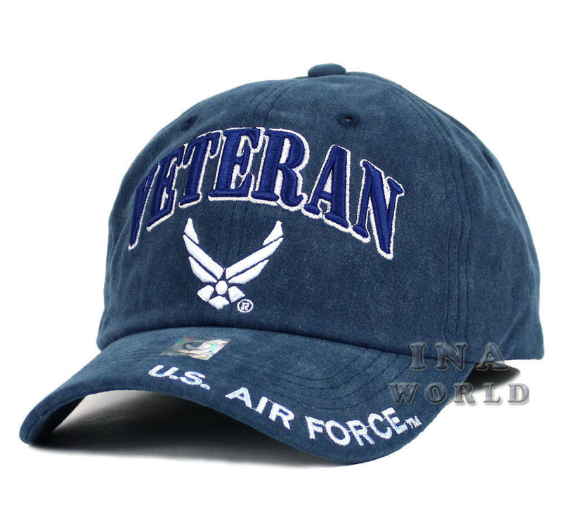 U.S. AIR FORCE hat Washed Cotton USAF Military Official Licensed Baseball cap