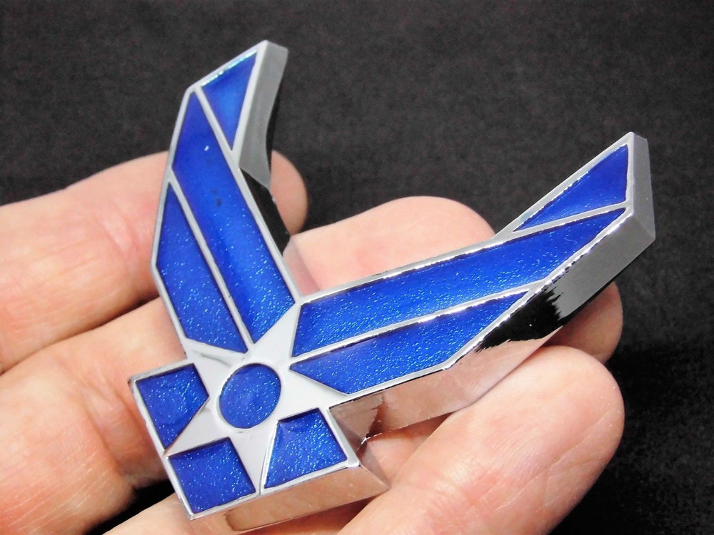 Car 3D USAF Air Force Chrome Metal Emblem Badge Auto Refitting Decal