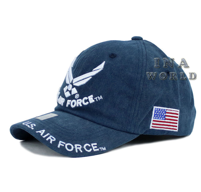U.S. AIR FORCE hat Washed Pigment Cotton USAF Official Licensed Baseball cap