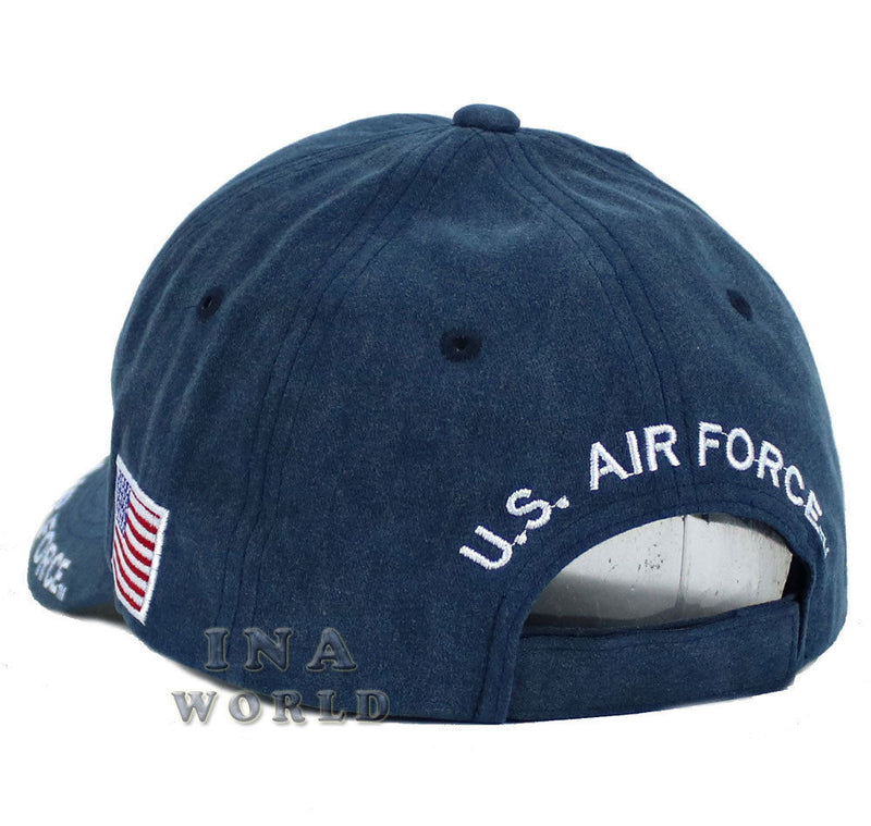 U.S. AIR FORCE hat Washed Pigment Cotton USAF Official Licensed Baseball cap