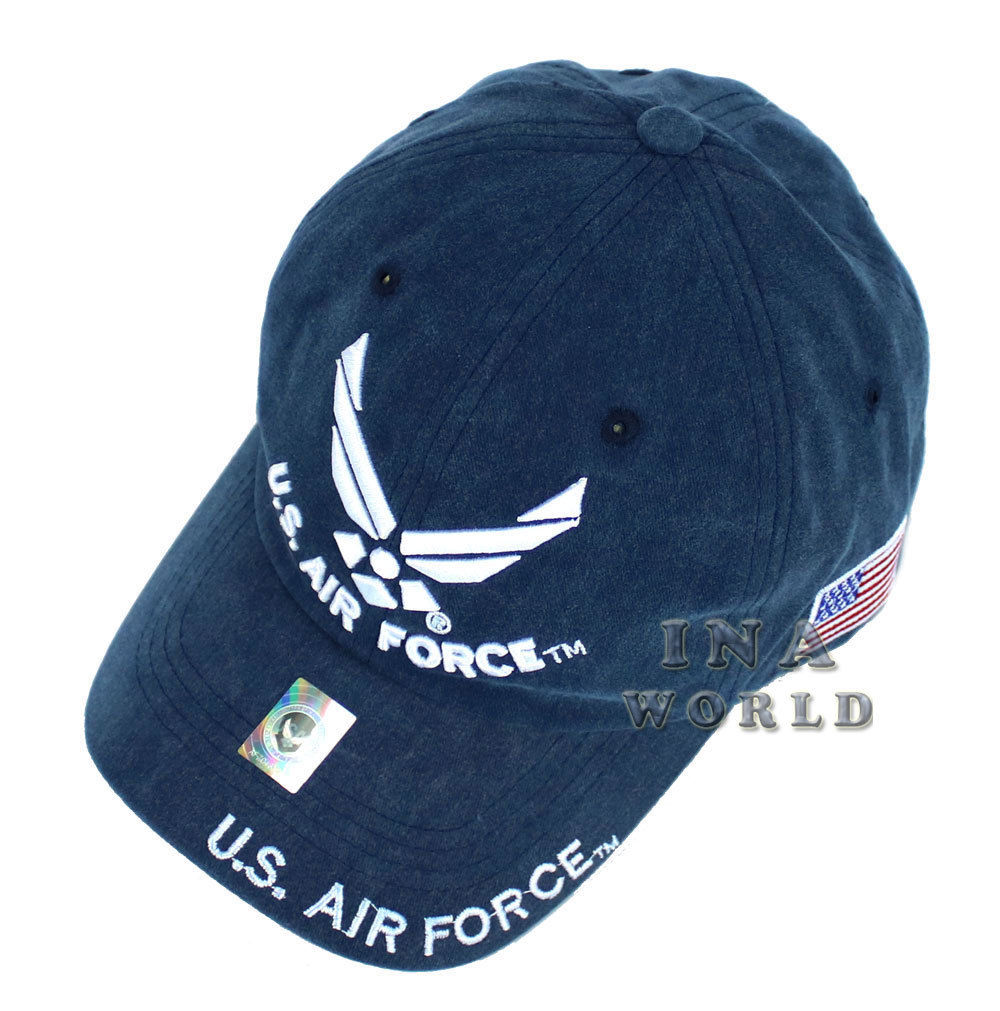 U.S. AIR FORCE hat Washed Pigment Cotton USAF Official Licensed Baseball cap