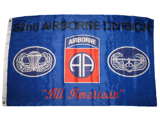 3x5 Army Blue 82nd Airborne Division All American Premium Flag 3'x5' Banner