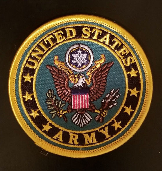 US ARMY 3 INCH ROUND PATCH - MADE IN THE USA!