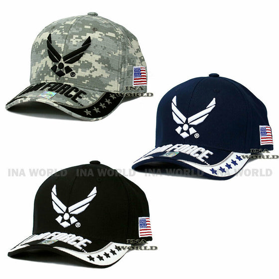 U.S. AIR FORCE Hat USAF Military Cap Embroidered Official Licensed Baseball Cap