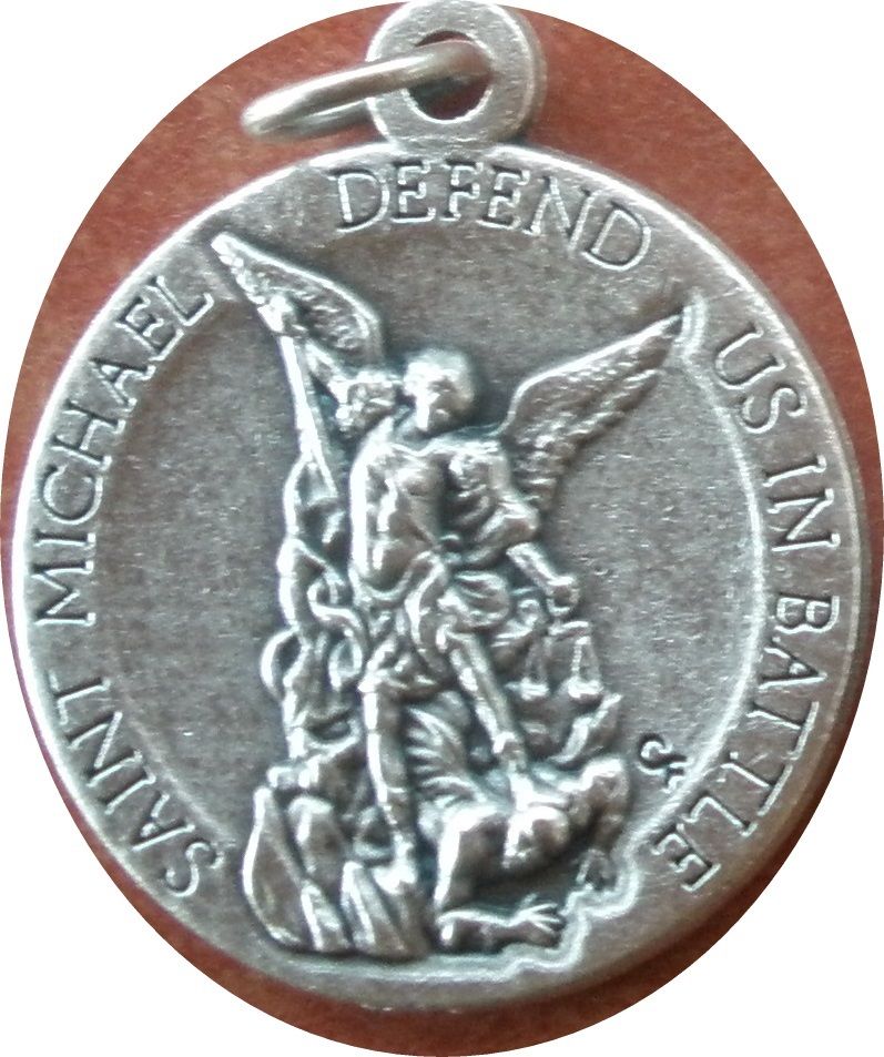 Saint St. Michael Defend Us in Battle Medal + 1