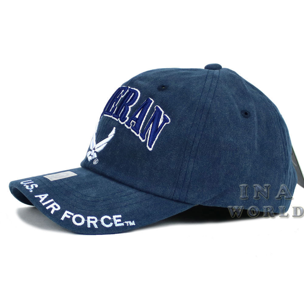U.S. AIR FORCE hat Washed Cotton USAF Military Official Licensed Baseball cap
