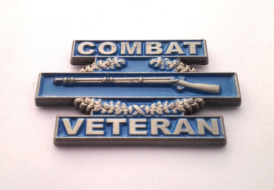 COMBAT VETERAN (CIB) Military Veteran US ARMY INFANTRY Hat Pin P62572 EE