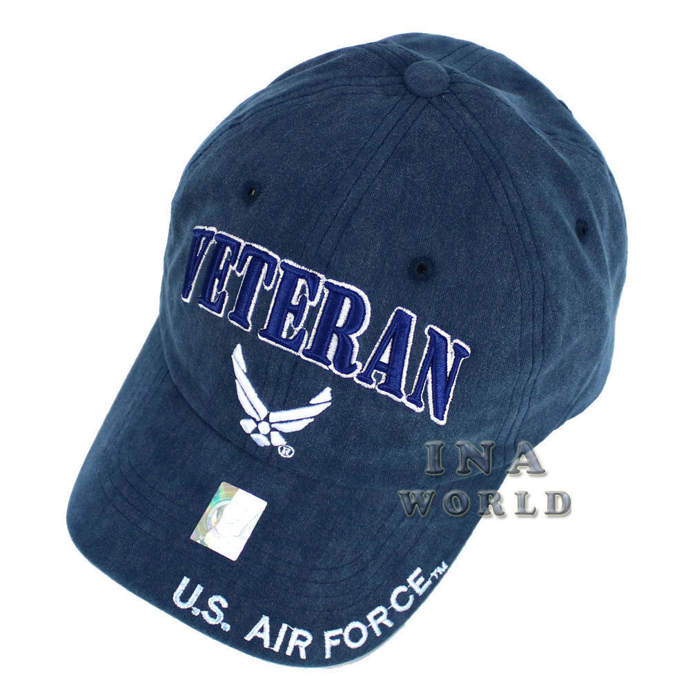 U.S. AIR FORCE hat Washed Cotton USAF Military Official Licensed Baseball cap
