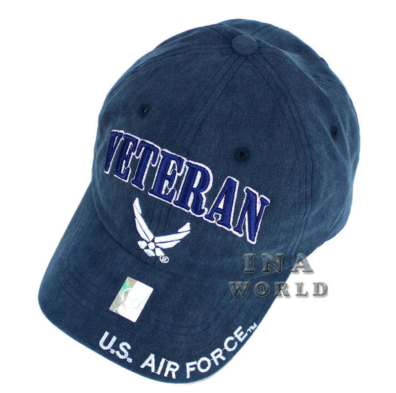 U.S. AIR FORCE hat Washed Cotton USAF Military Official Licensed Baseball cap