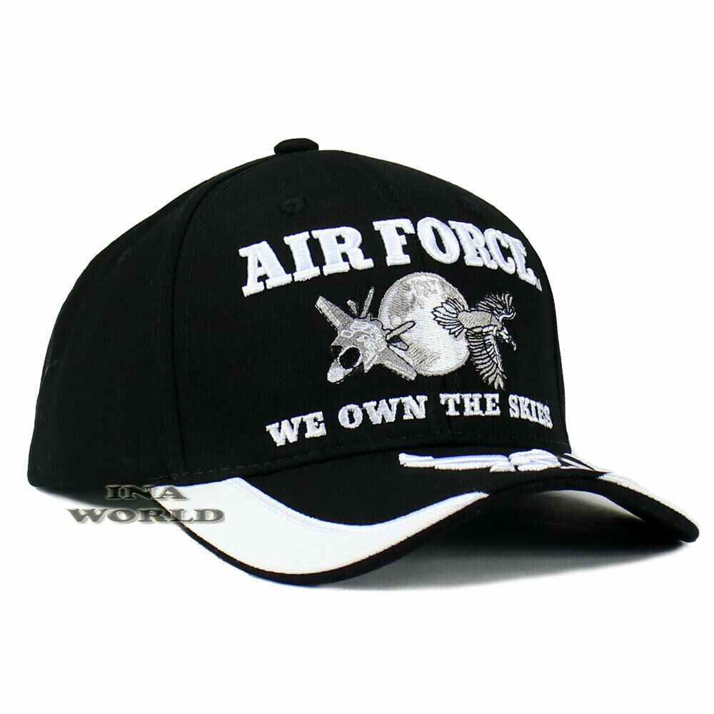 U.S.AIR FORCE Hat USAF Cap 'WE OWN THE SKIES' Official Licensed Baseball Cap