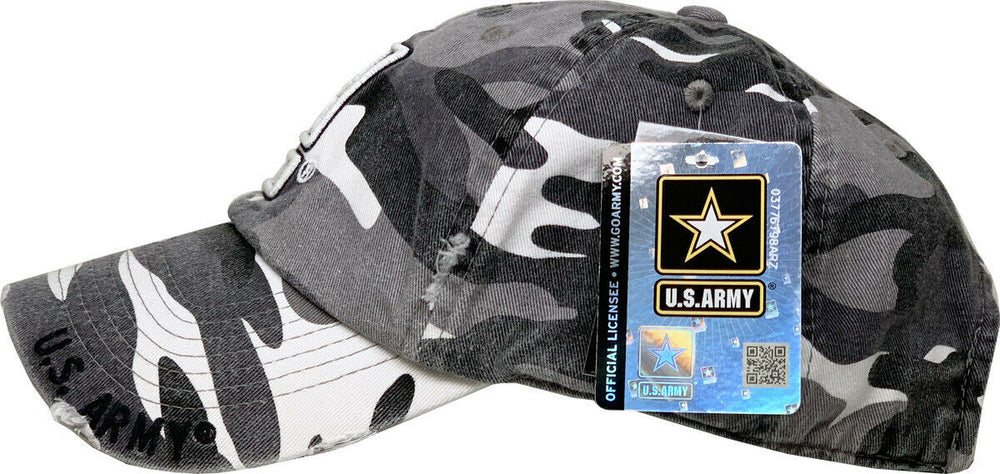 US Army Licensed Baseball Cap Hat Veteran Seal Adjustable Military