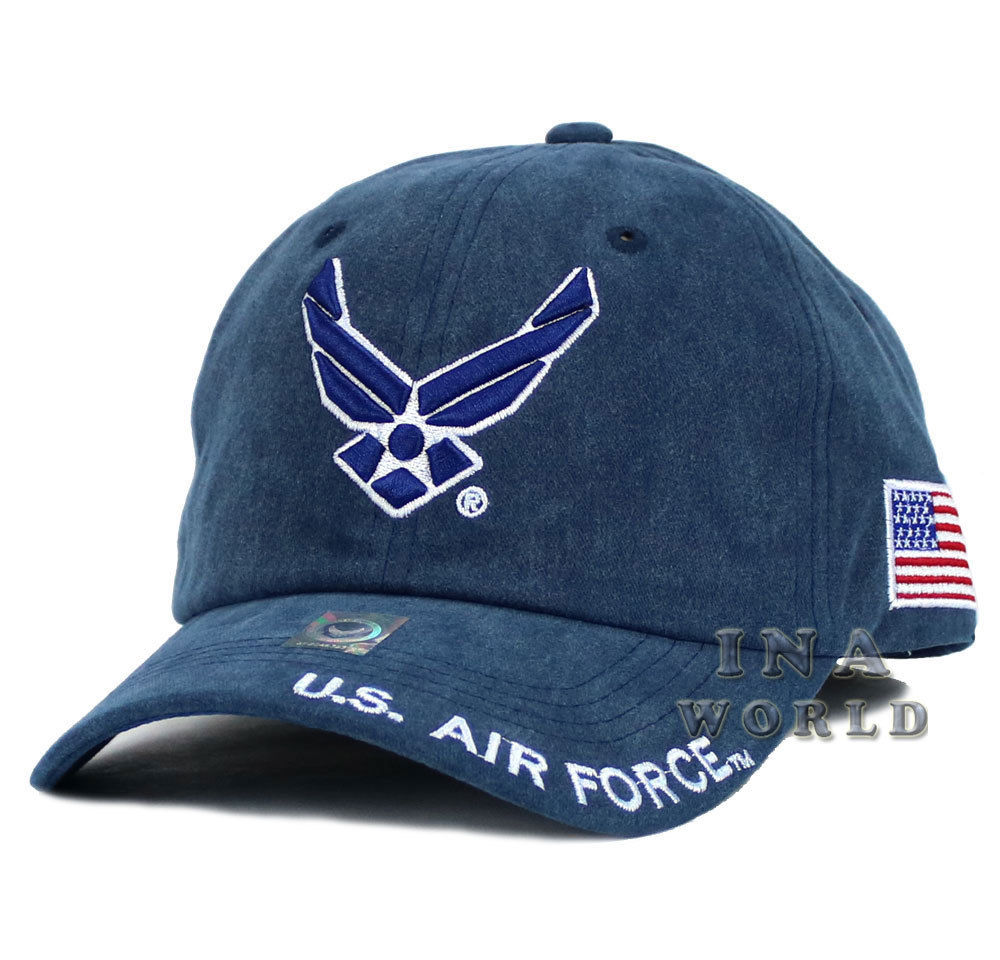 U.S. AIR FORCE hat Washed Cotton USAF Military Official Licensed Baseball cap