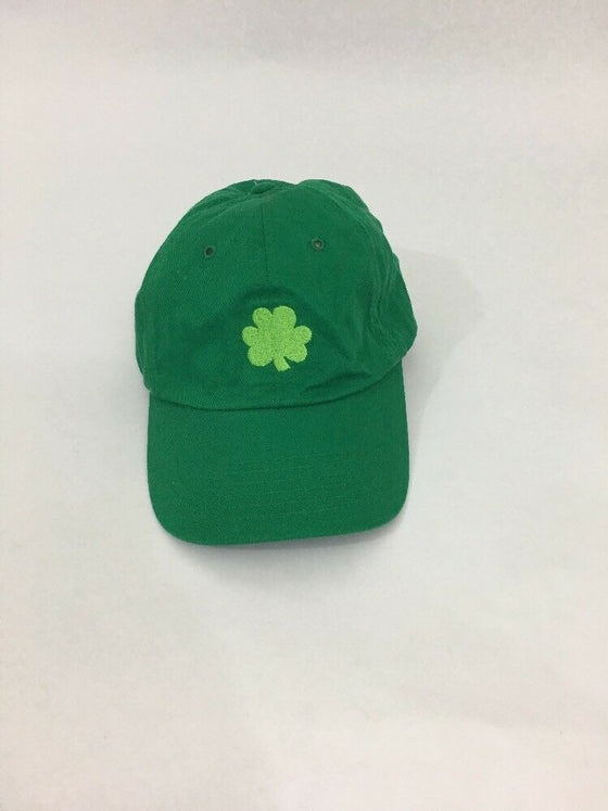 St Patrick's Day Green Clover Cap Hallmark Embroidered Shamrock Hat Lucky Irish