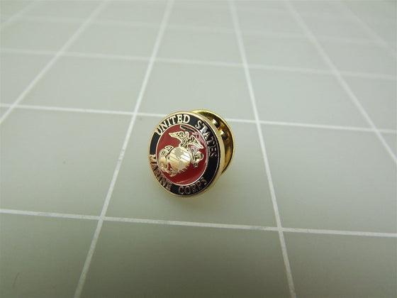 BRAND NEW Lapel Pin USMC United States Marine Corps Mini Emblem Enamel 1/2"