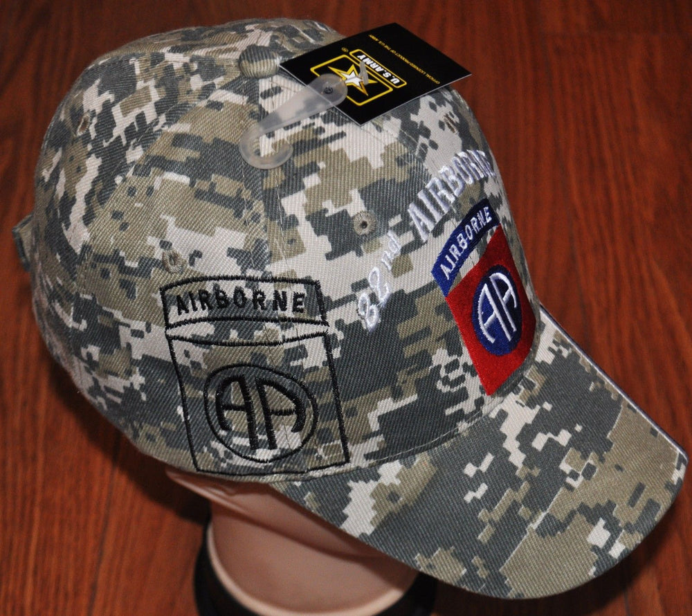 New Camo 82nd Airborne Division US Army Adjustable Hat All The Way Camouflage