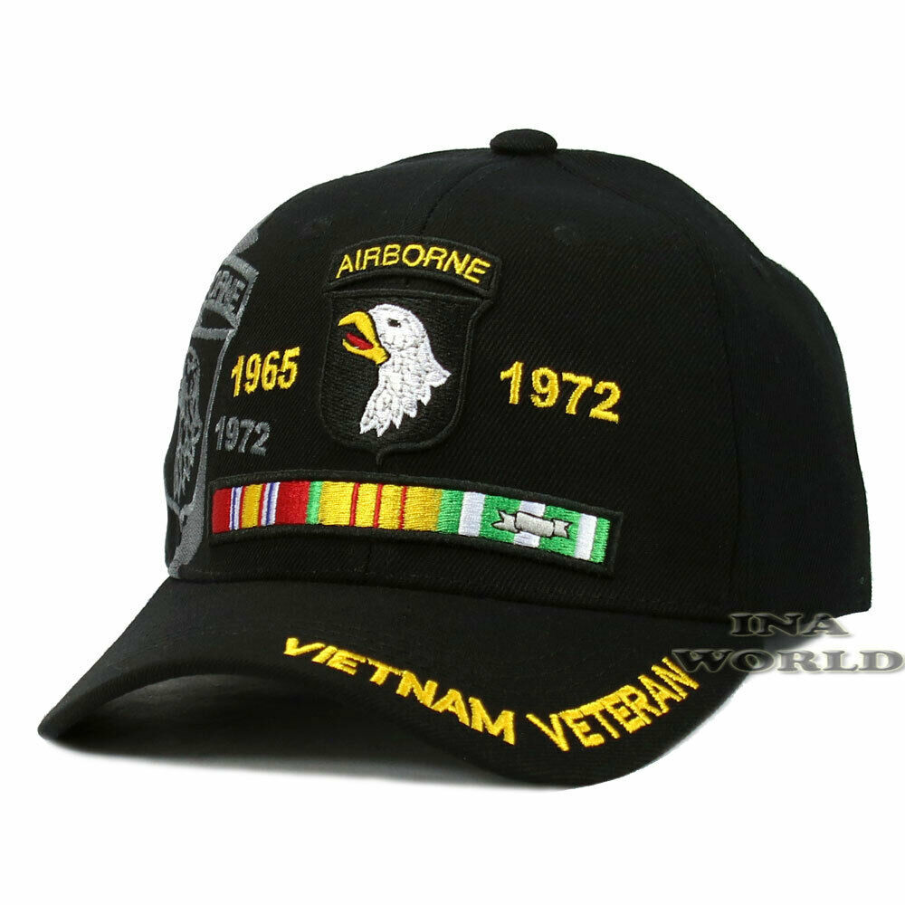 U.S. ARMY Hat 101st AIRBORNE Vietnam Veteran Official Licensed Baseball Cap