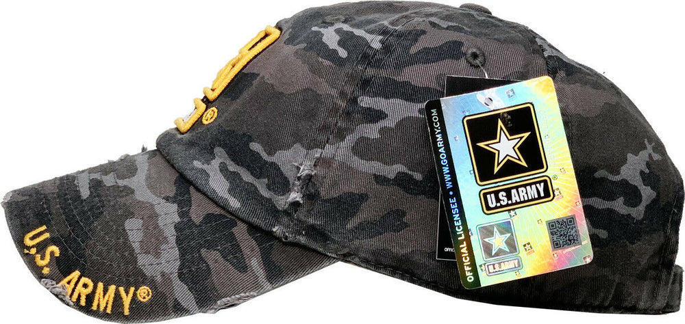 US Army Licensed Baseball Cap Hat Veteran Seal Adjustable Military