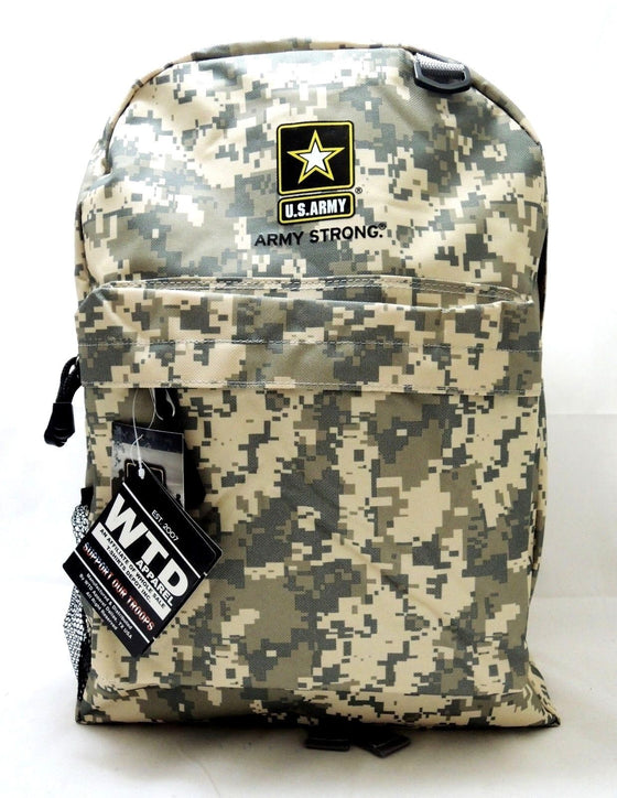 US Army Backpack - Digital Camo Print - Official Licensed Product of U.S. Army