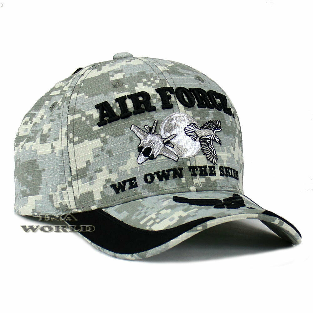 U.S.AIR FORCE Hat USAF Cap 'WE OWN THE SKIES' Official Licensed Baseball Cap