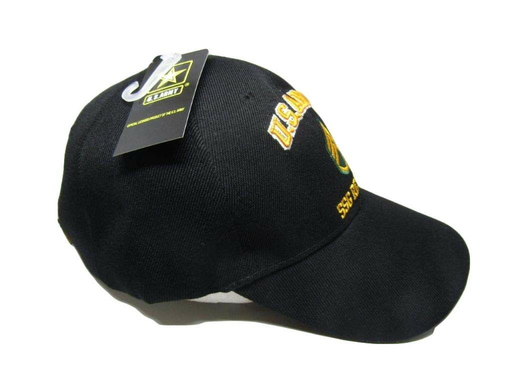 U.S. Army SSG Retired Military Black Embroidered Cap Hat CAP560B (TOPW)