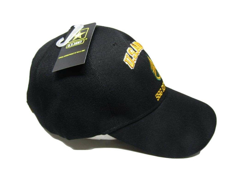 U.S. Army SSG Retired Military Black Embroidered Cap Hat CAP560B (TOPW)