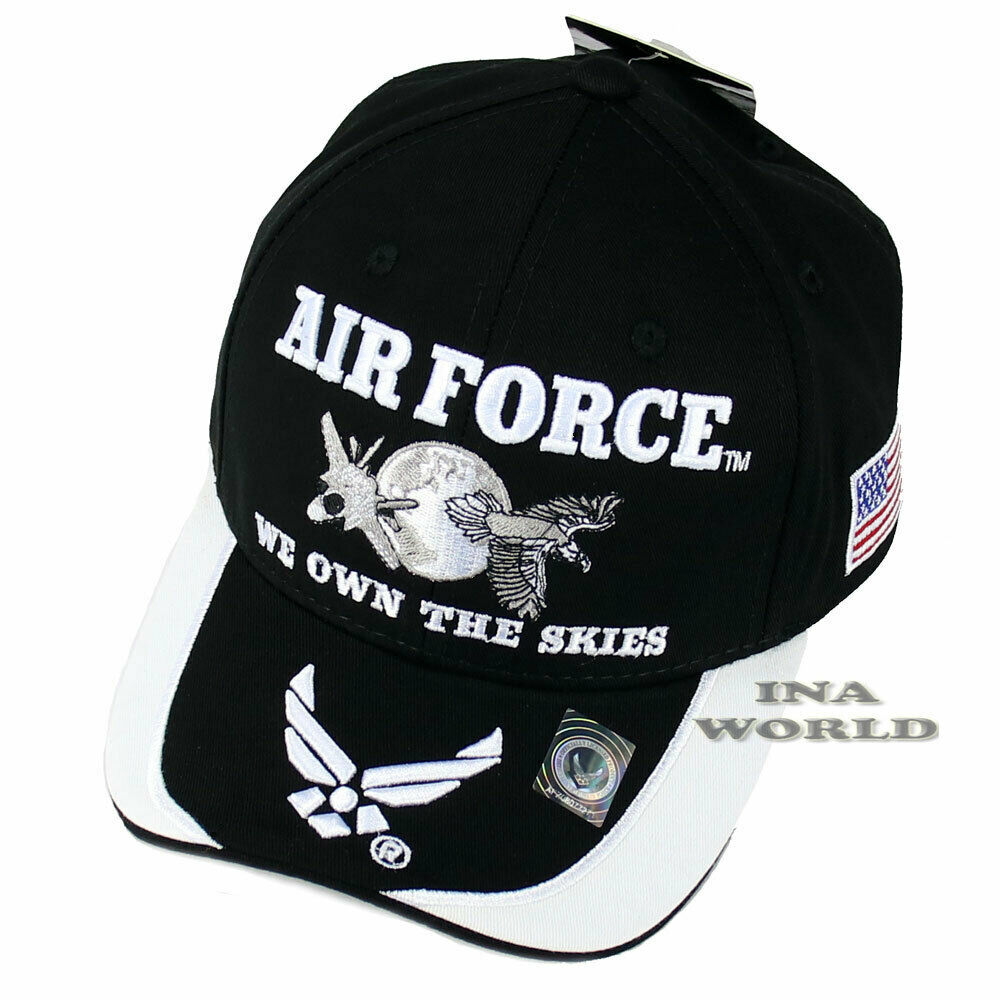 U.S.AIR FORCE Hat USAF Cap 'WE OWN THE SKIES' Official Licensed Baseball Cap