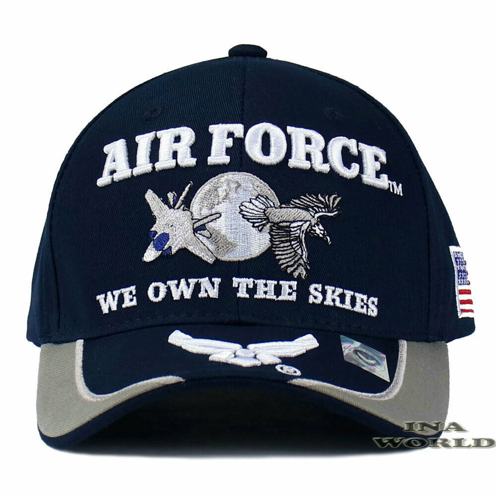 U.S.AIR FORCE Hat USAF Cap 'WE OWN THE SKIES' Official Licensed Baseball Cap