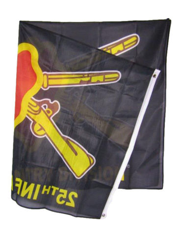 3x5 Army 25th Infantry Division Tropic Lightning Knitted Nylon Poly Flag 3'x5'