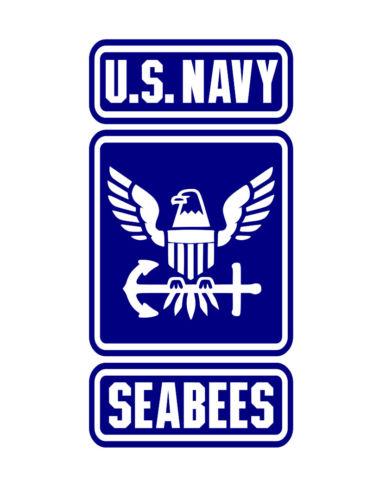 US NAVY SEABEES VINYL DECAL STICKER STRONG