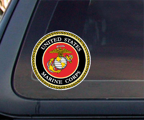 USMC : U.S. Marine Corps Seal Car Decal / Sticker