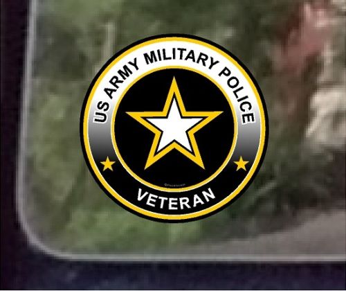 ProSticker 1066 (One) 4" US Army Military Police Veteran Decal Sticker