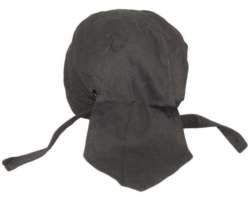 Vietnam Veteran Black Do Rag Doo Rag Skull Cap Head Wrap