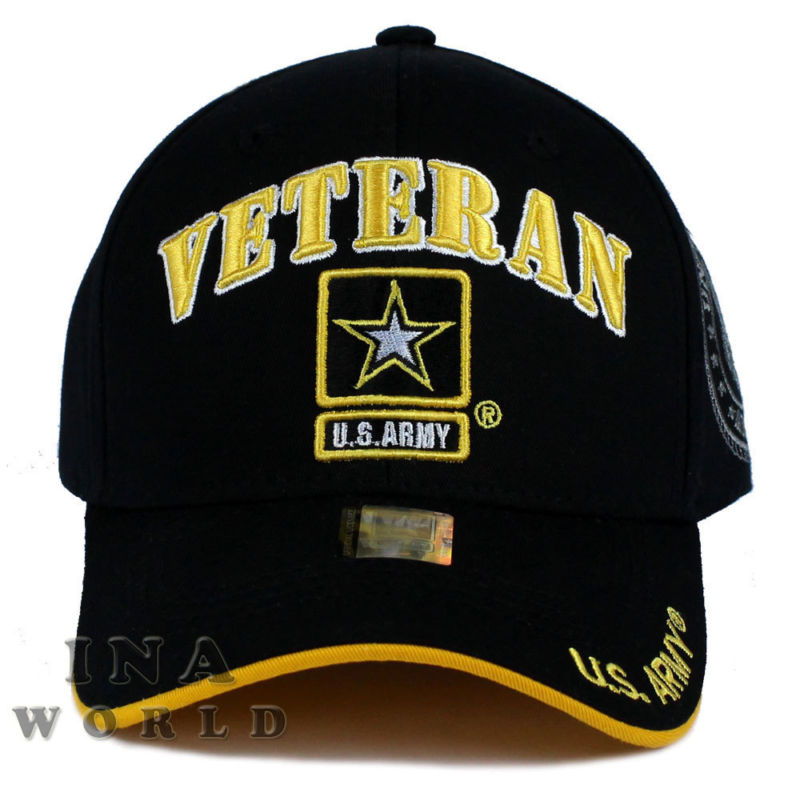 U.S. ARMY hat ARMY STRONG VETERAN Military Licensed Baseball Cap