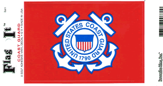 U.S. Coast Guard Seal - Vinyl Decal Sticker 3.5''x 5''