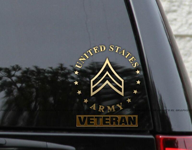 US Army Rank Decals  For Window Laptop