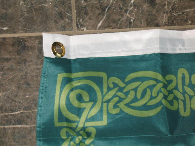 Irish Celtic Cross Flag 3x5 Ireland Banner Christian Catholic St Patrick Saint