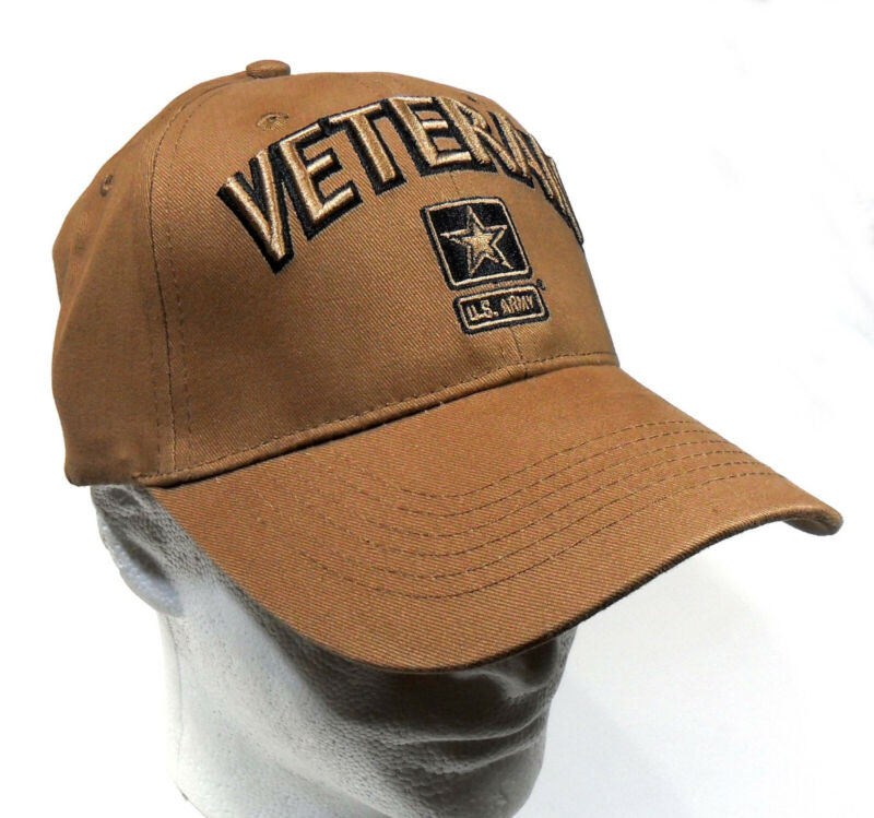 US ARMY Veteran - U.S. Army & Army Seal CYB Baseball Cap Hat Officially Licensed