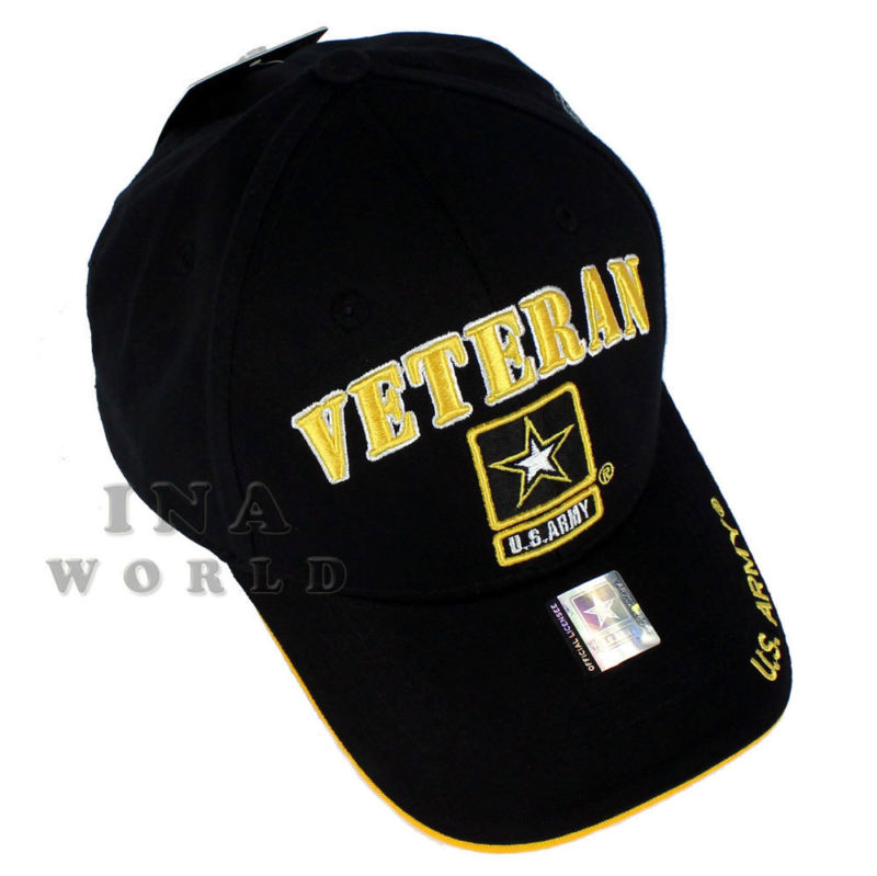 U.S. ARMY hat ARMY STRONG VETERAN Military Licensed Baseball Cap