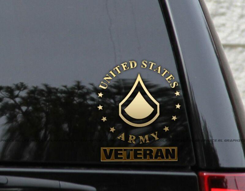 US Army Rank Decals  For Window Laptop