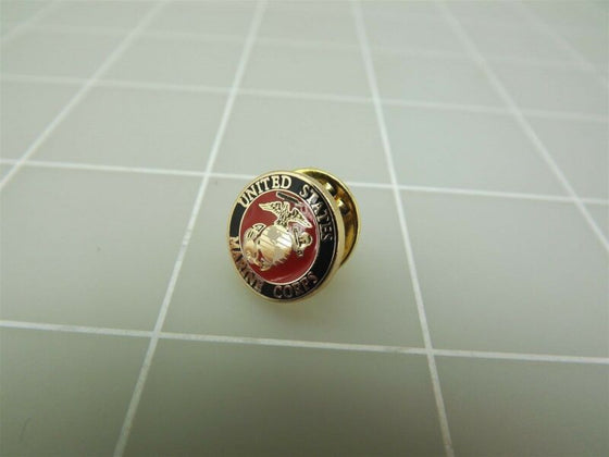BRAND NEW Lapel Pin USMC United States Marine Corps Mini Emblem Enamel 1/2"